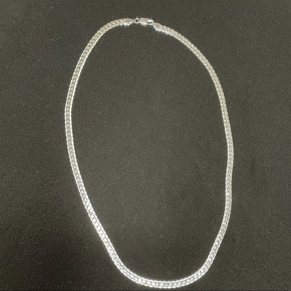 925 Sterling Silver 6mm Full Sideways Necklace - Picture 3 of 8